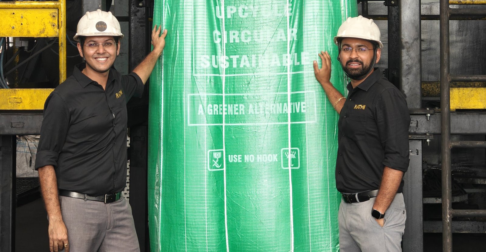 Ravi Rathi and Ambesh Rathi at the Capital Carbon filling station